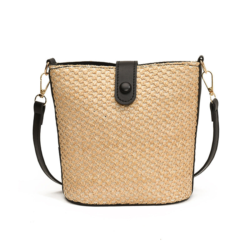 New Color Contrast Patchwork Fashion Messenger Bag For Women
