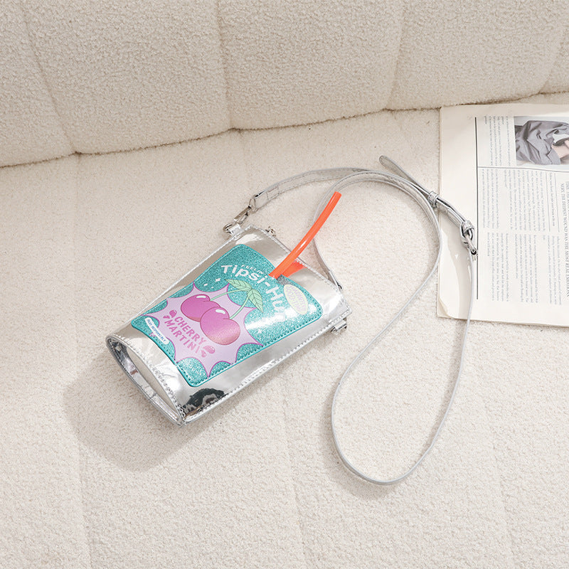 Printed One Shoulder Phone Women's Cross-body Bag