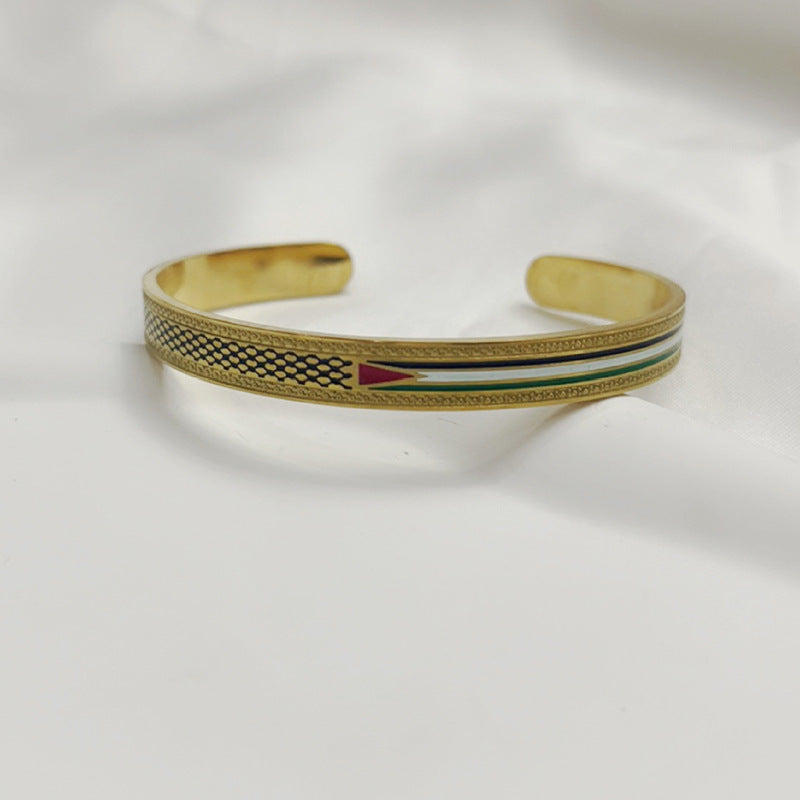 Stainless Steel Bracelet Middle East Ornament