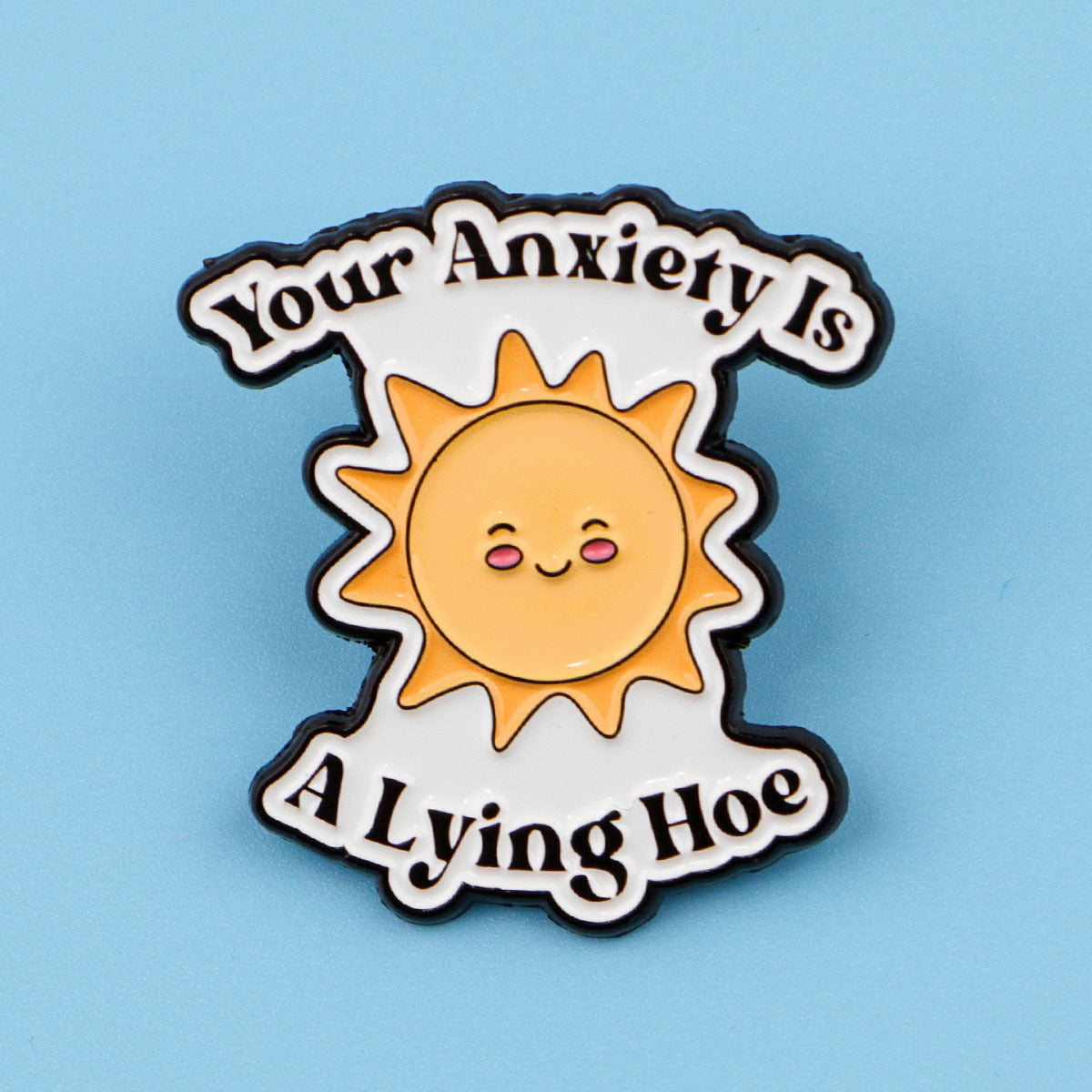 Brooch Cartoon Golden M Badge