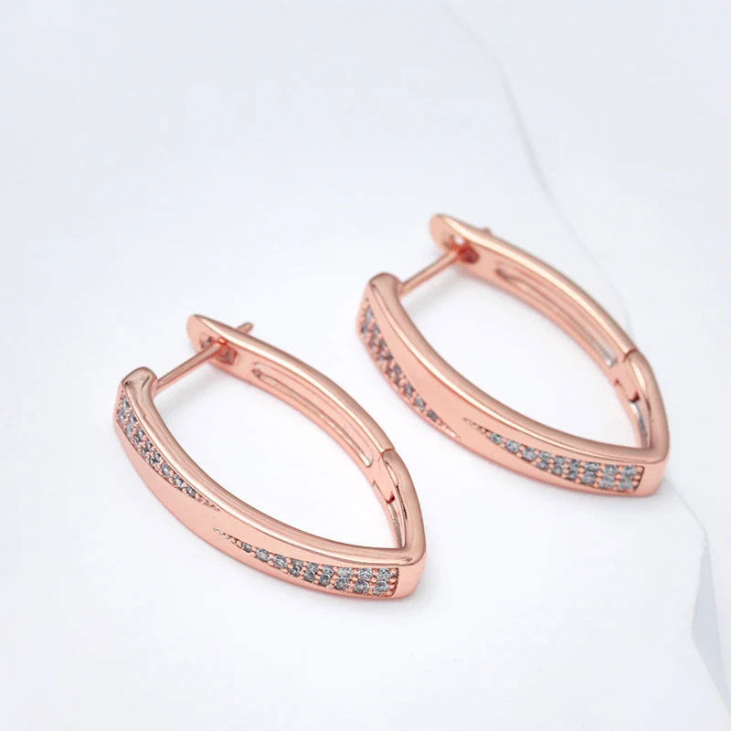Royal Rose Gold Earrings