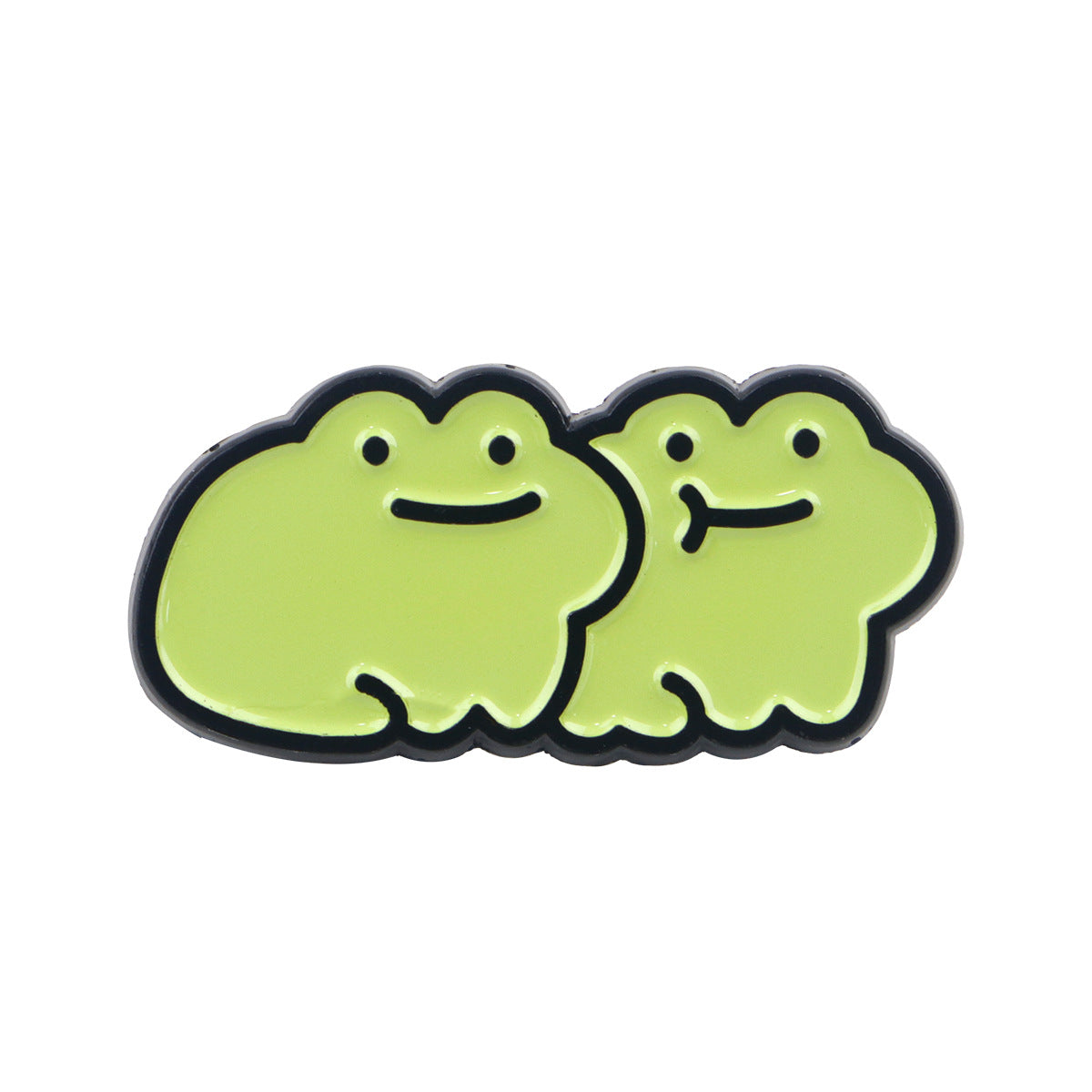 Frog Cartoon Creative Brooch Badge Clothing Backpack Ornament