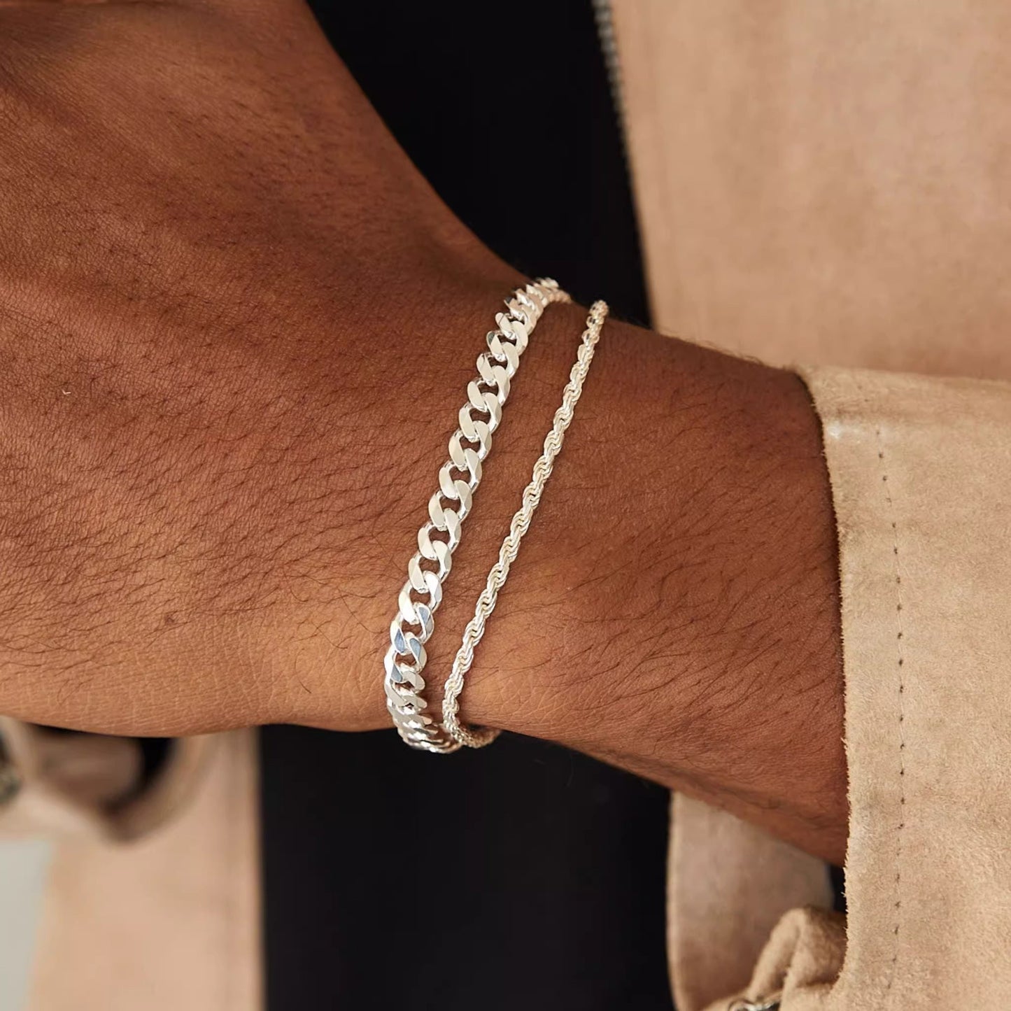 Male And Female Personality Simple Twist Bracelet