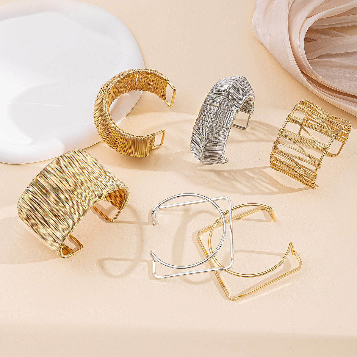 Simple Alloy Bracelet
