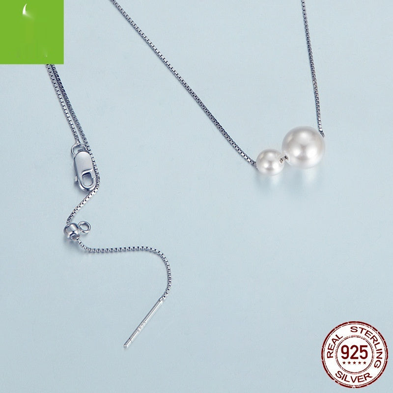 Simple Fashion Elegant Style 925 Sterling Silver Necklace
