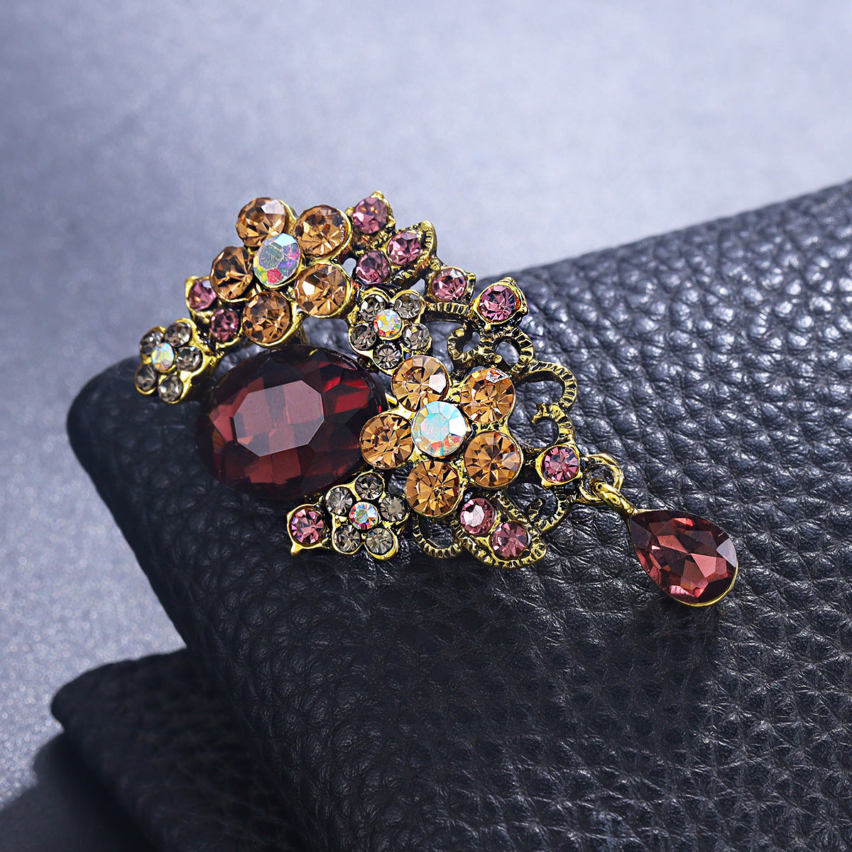 Refined Grace Crystal Brooch