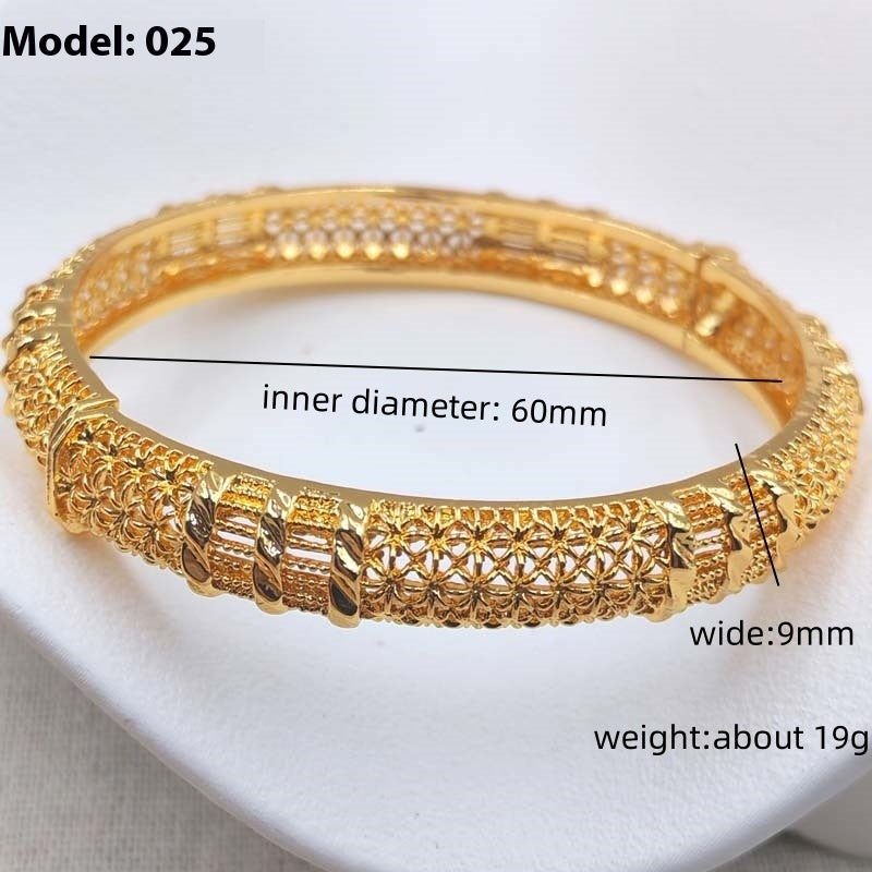 New Classic Gold-plated Alloy Bracelet