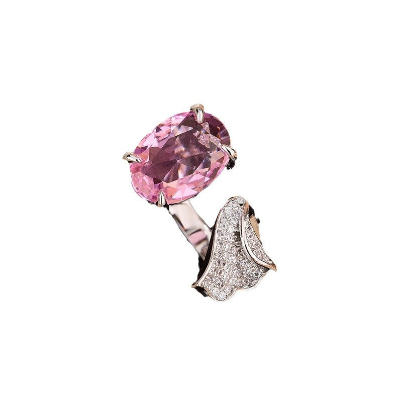 Tan Sang Blue Water Drop Pear Ring