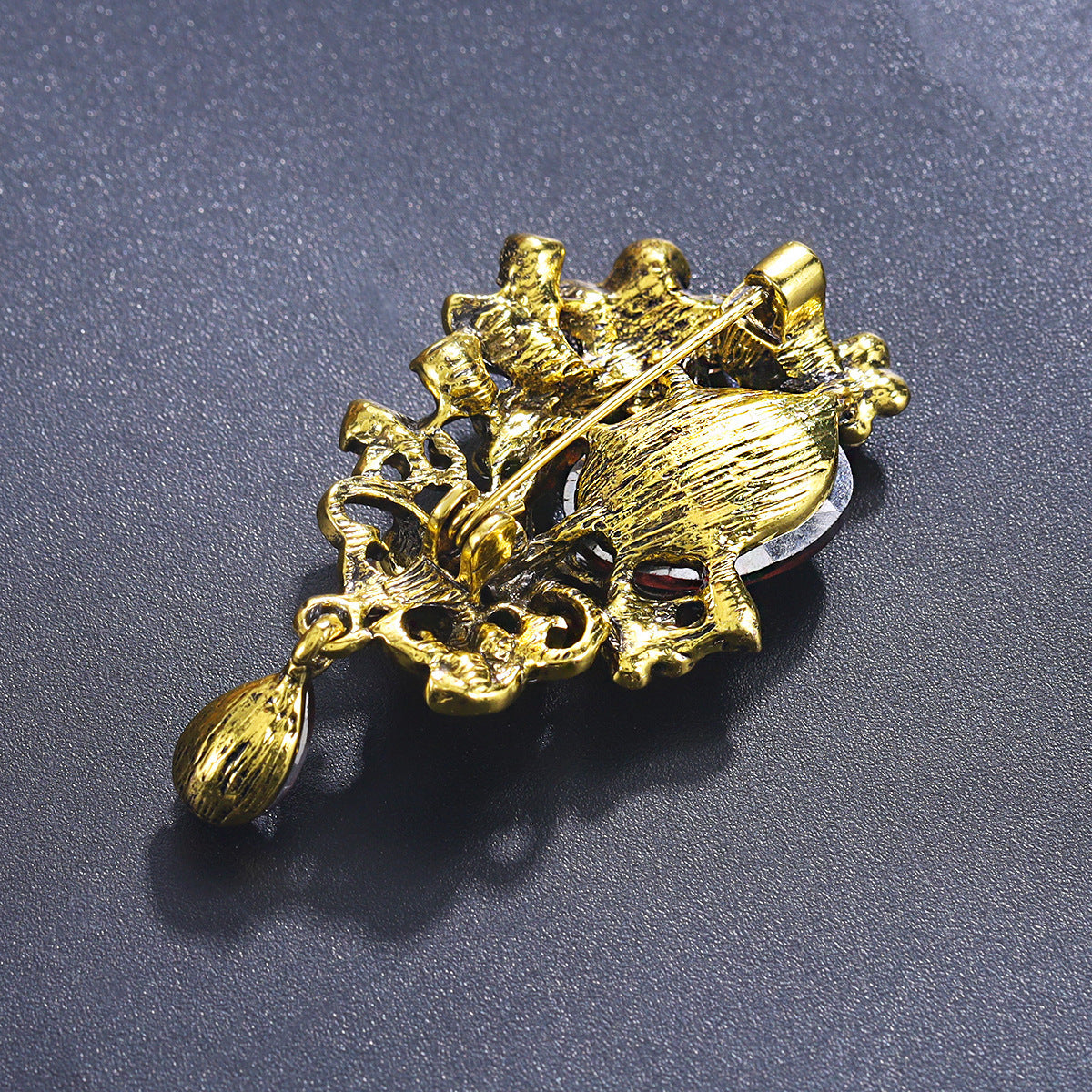 Refined Grace Crystal Brooch