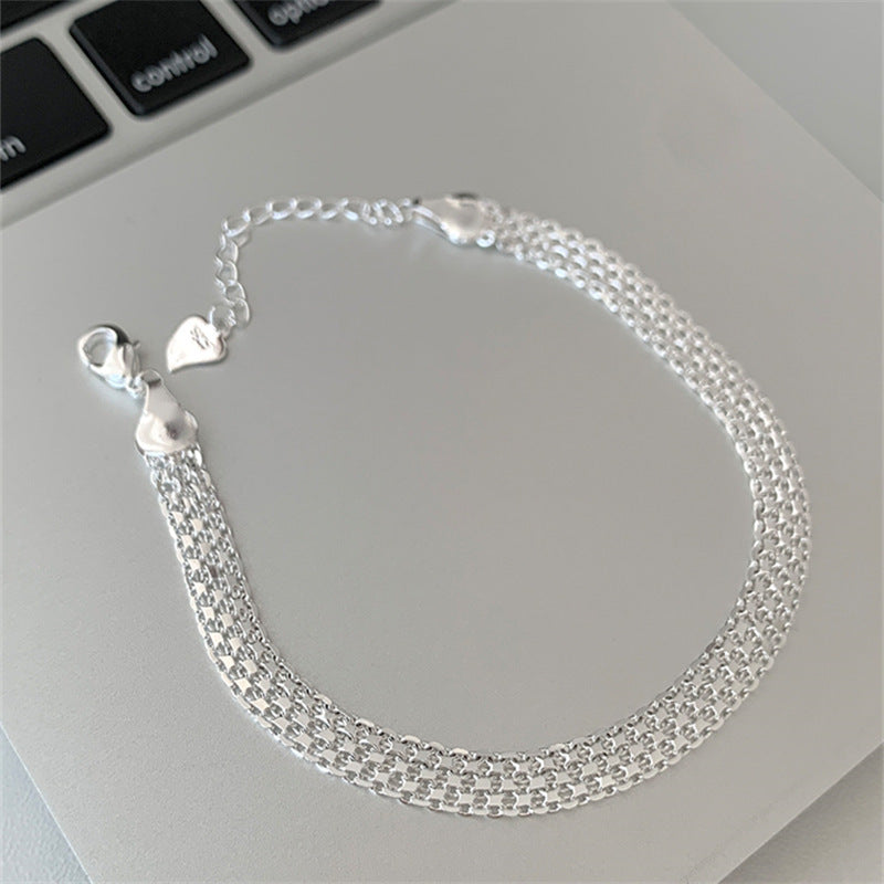 Women's 925 Sterling Silver Vintage Weave Bracelet