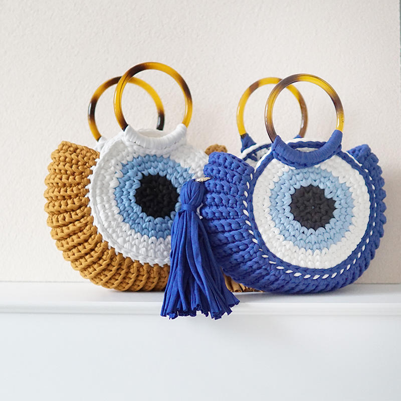 Woven Big Eye Bag