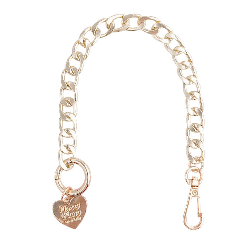 Electroplated Metal Heart Bracelet