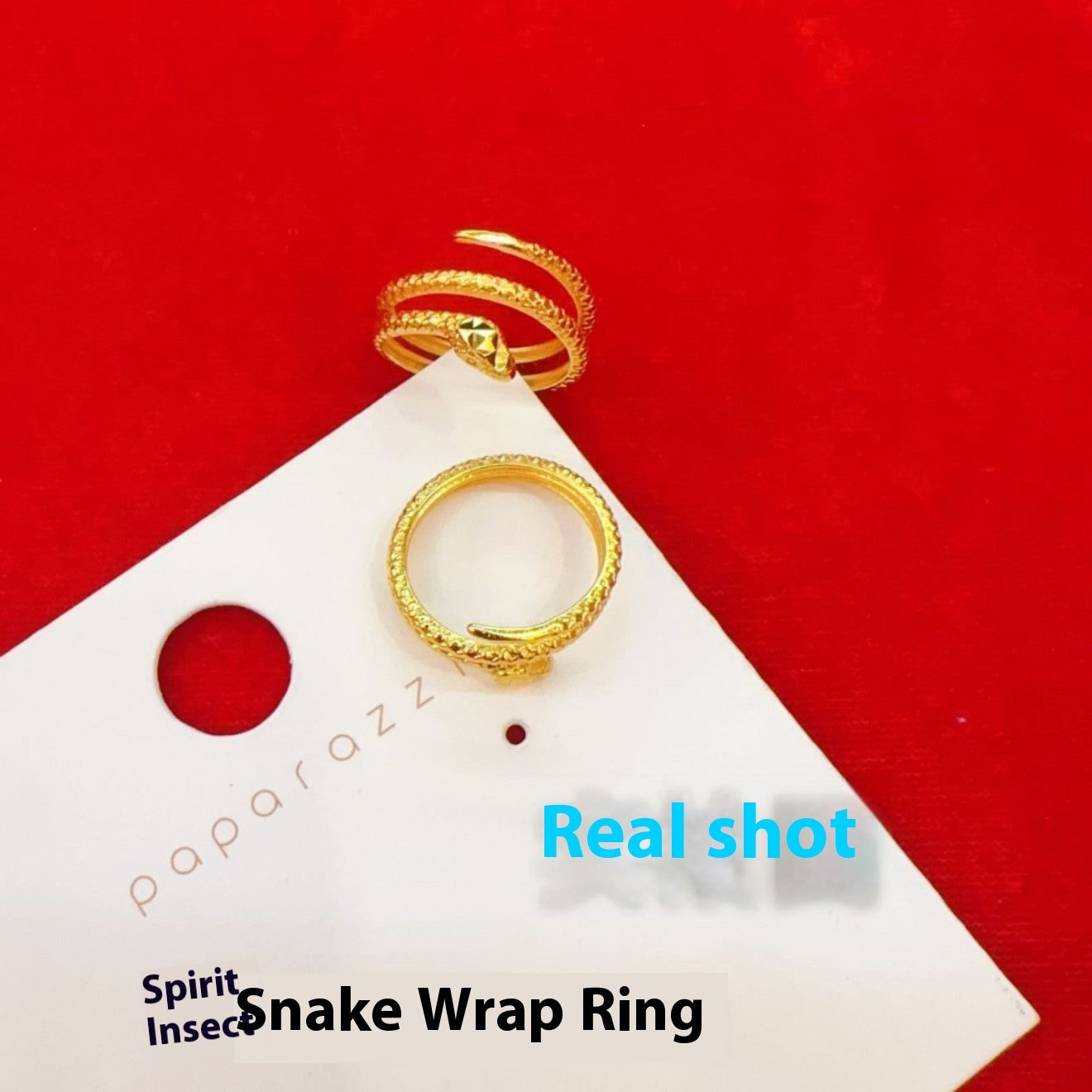 Alluvial Gold Spirit Snake Cord For Braiding Ring