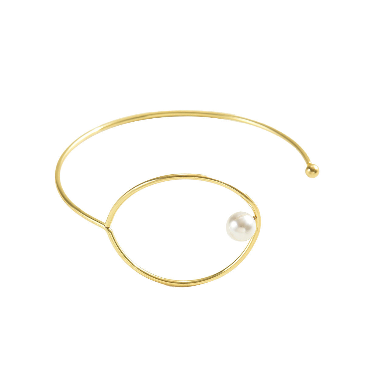 Women's Geometric Round Armband Niche Inlay Bracelet