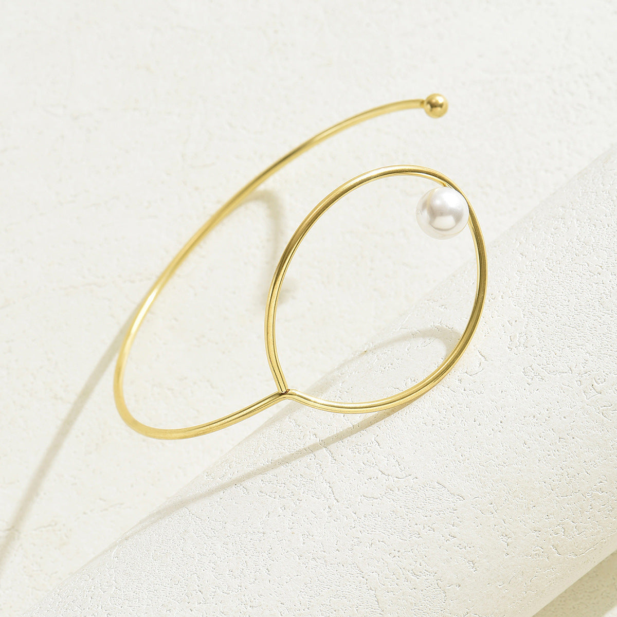Women's Geometric Round Armband Niche Inlay Bracelet