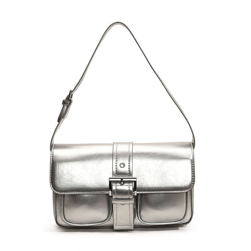 Simple Design Women's Shoulder Handbag