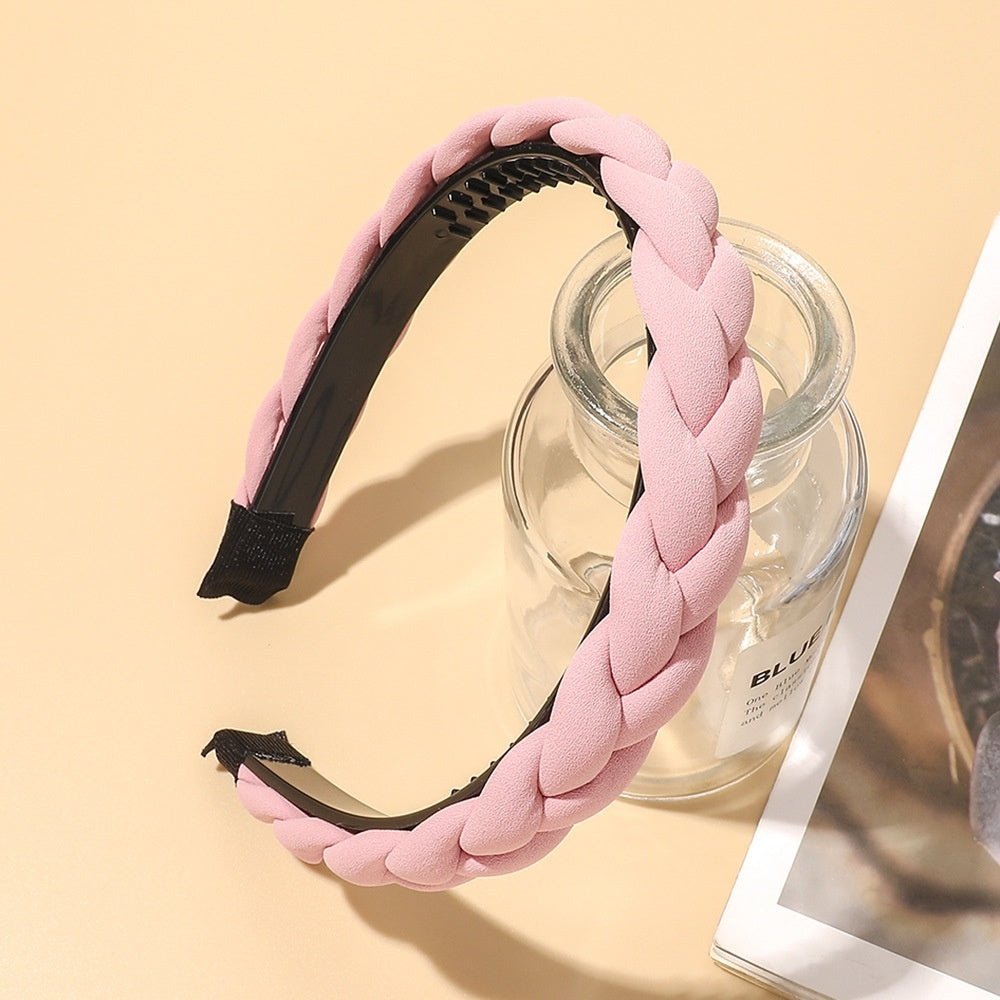 Spring Toothed Dough-twist Style Plaits Headband