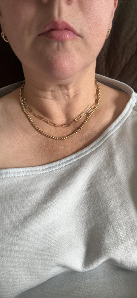 Sterling Silver Plated Layered Necklaces