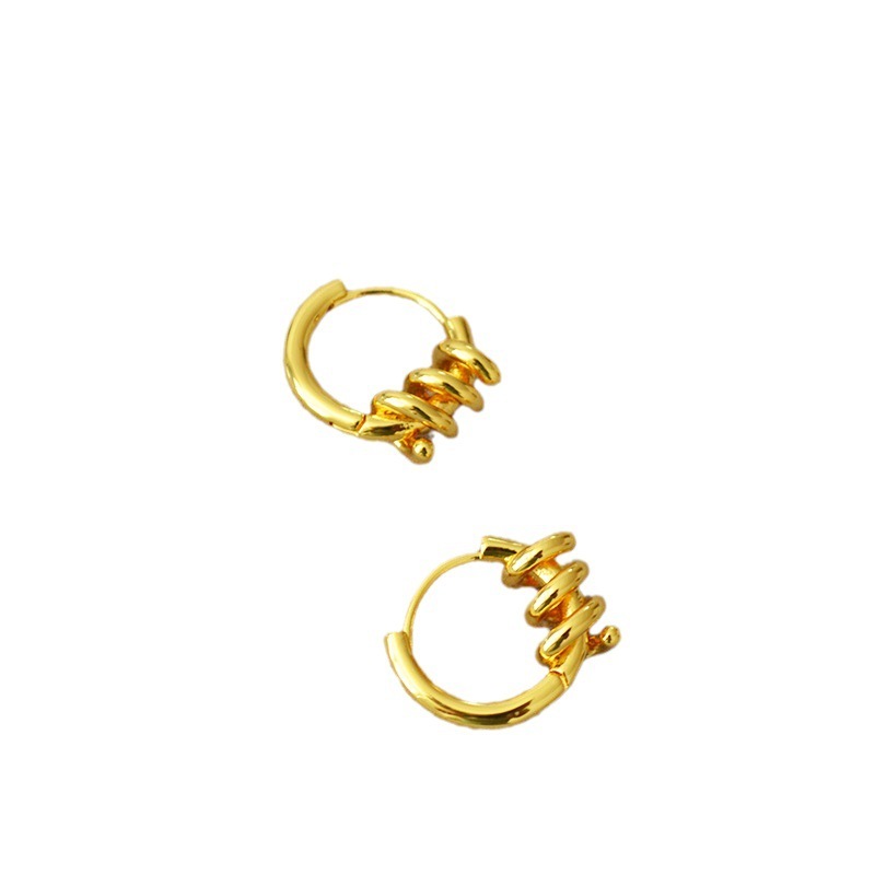 Simple Personality Temperament Huggies Earrings