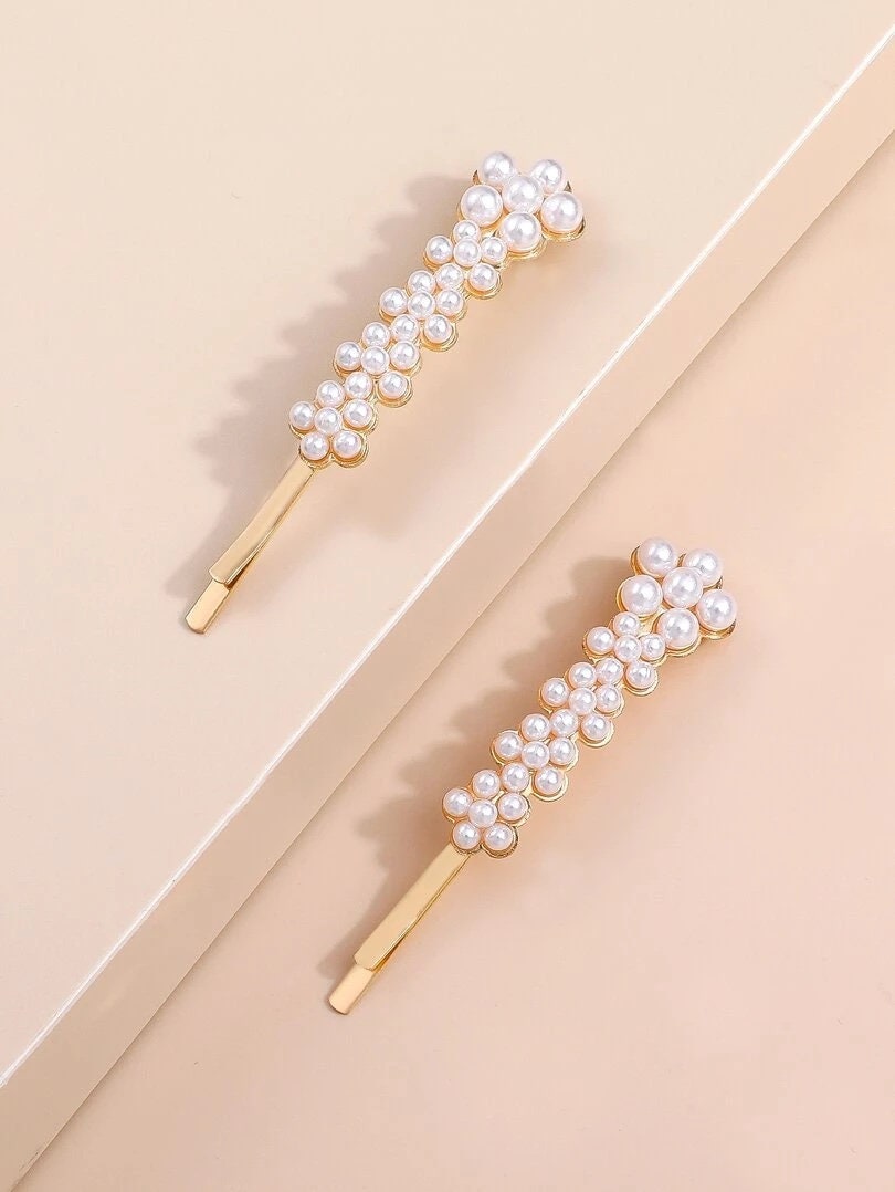 Faux Pearl Hair Pins