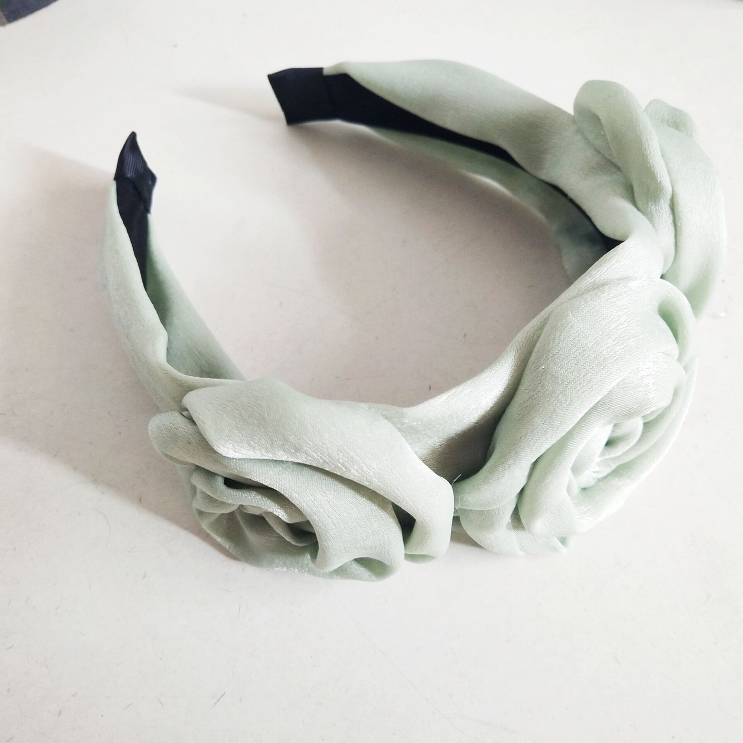 Solid Color Sweet Three Flowers Headband