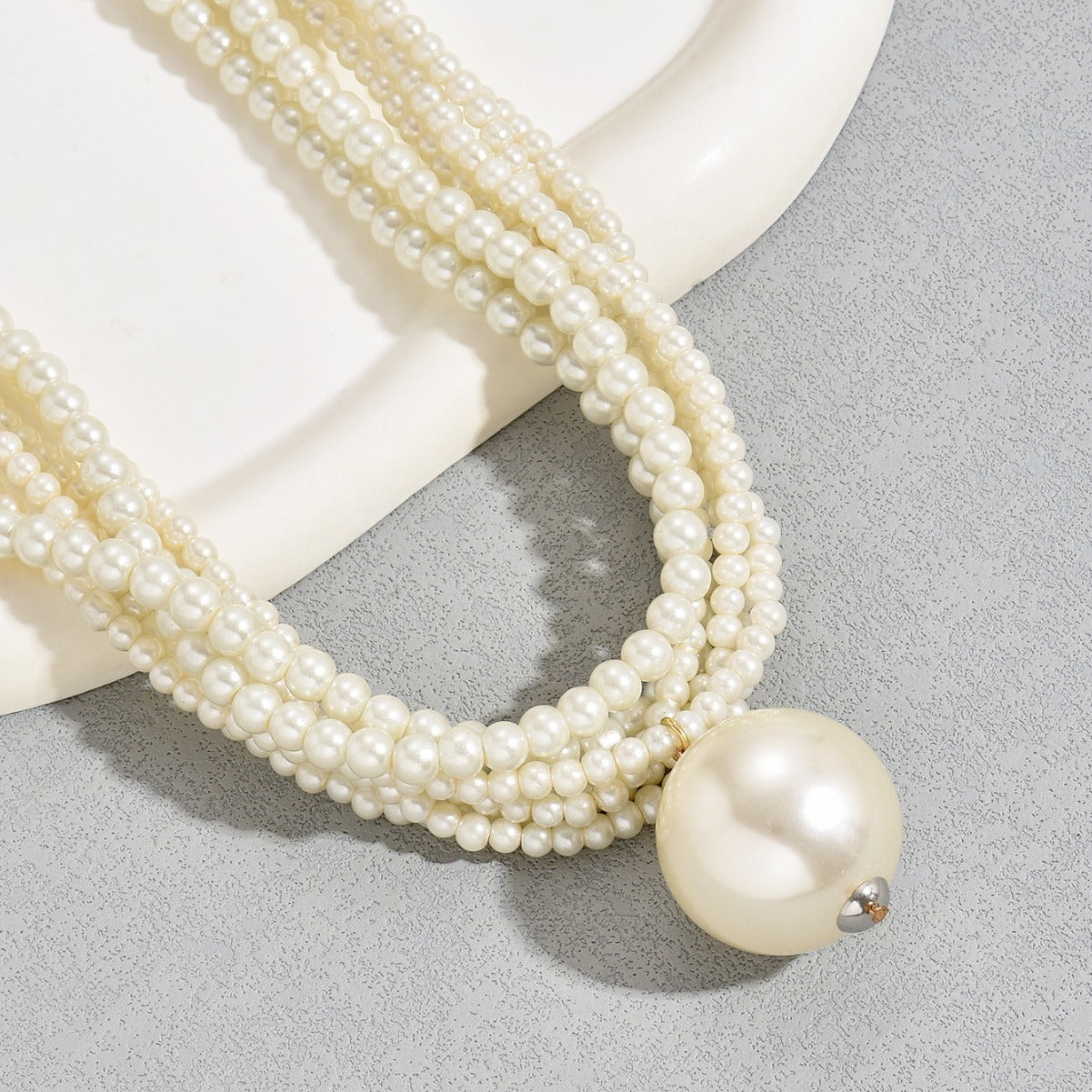 Fashion Multi-layer Large Pearl Necklace