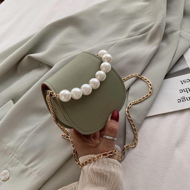 Women's Fashion Pearl Hand Shoulder Bag