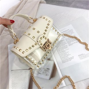 Rivet Transparent Women's Bag