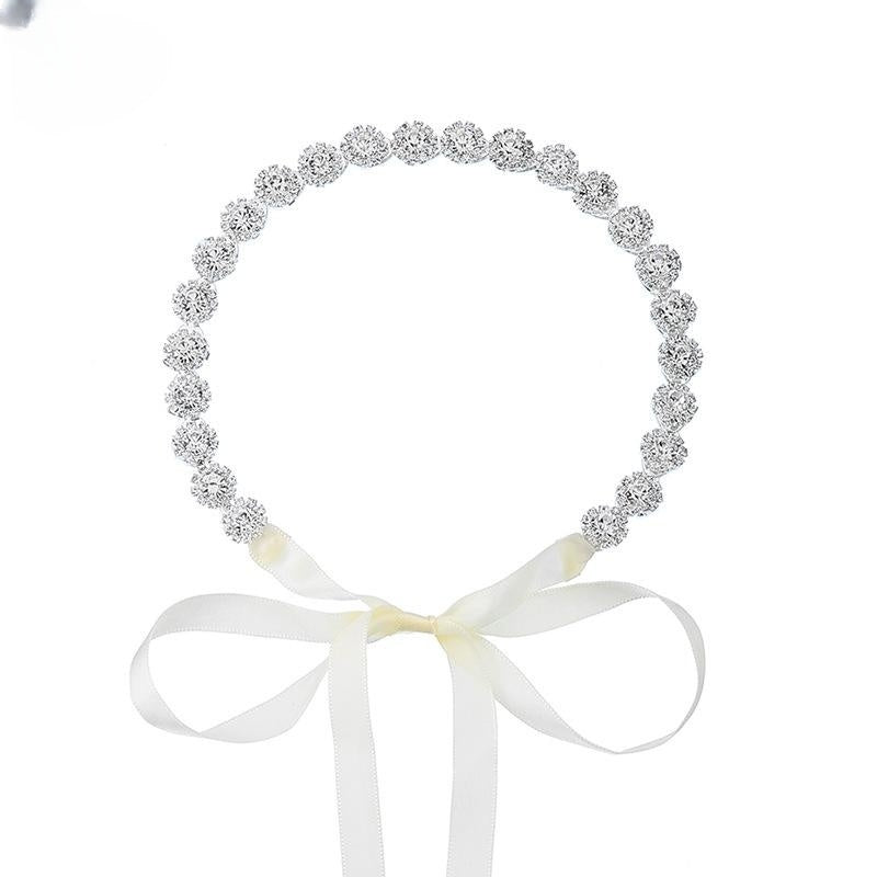 Bridal Rhinestone SUNFLOWER Hair Band