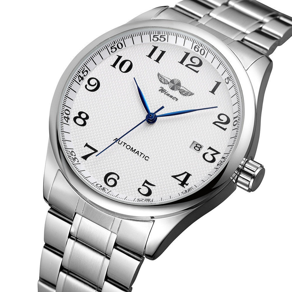 Simple Stainless Steel Men's Watch