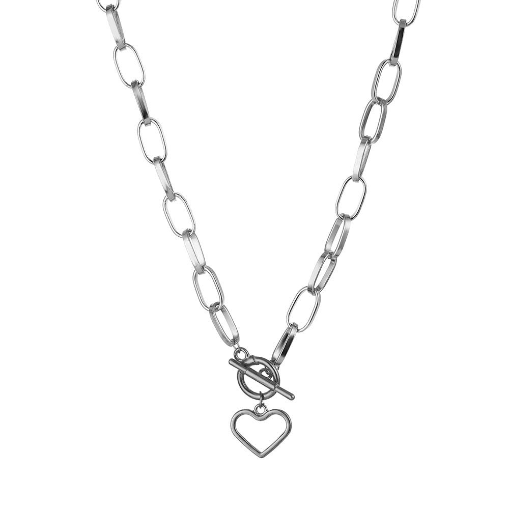 Retro OT Buckle Love Necklace