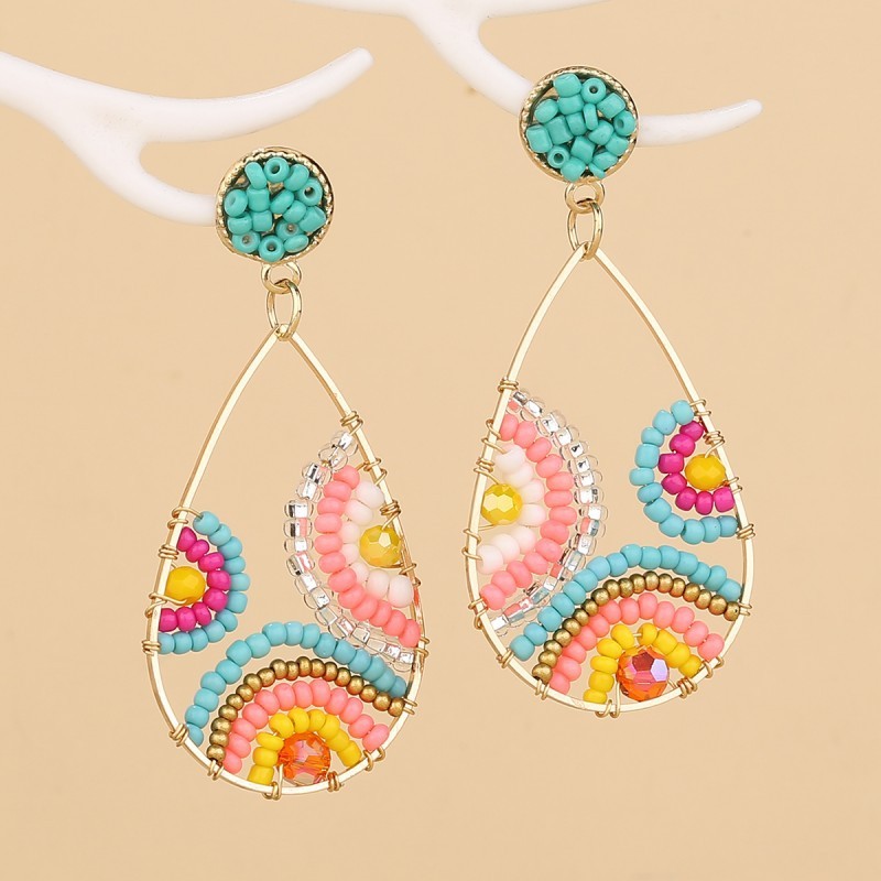 Bohemian Vintage Bead Earrings