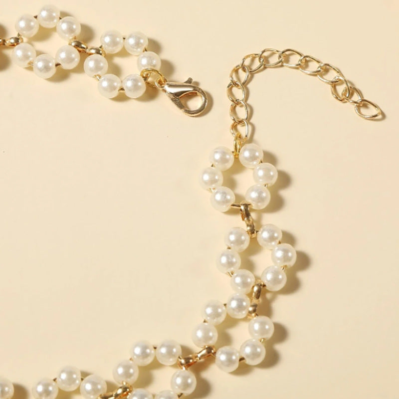 Pearl Flowers Necklace