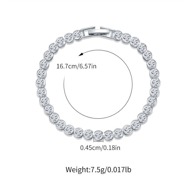 Simple Style Women's Jewelry Exquisite White K Color Bracelet
