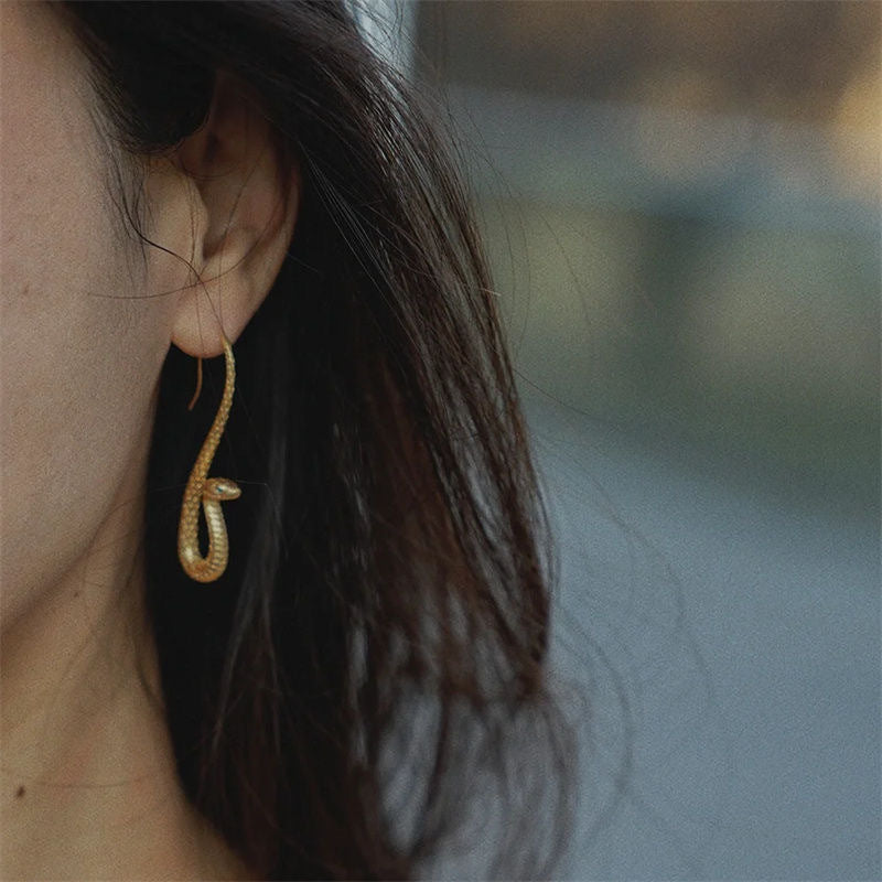 Snake-shaped Earrings