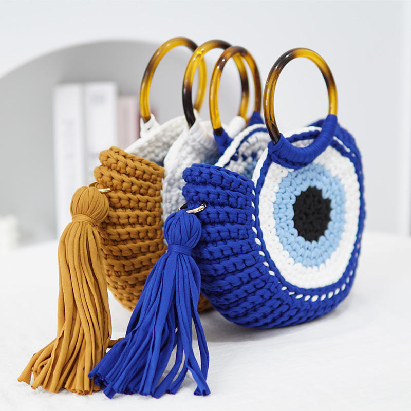 Woven Big Eye Bag