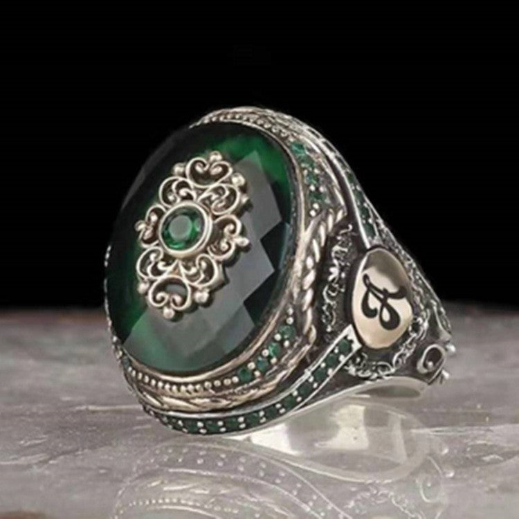 Retro Two-tone Man's Ring