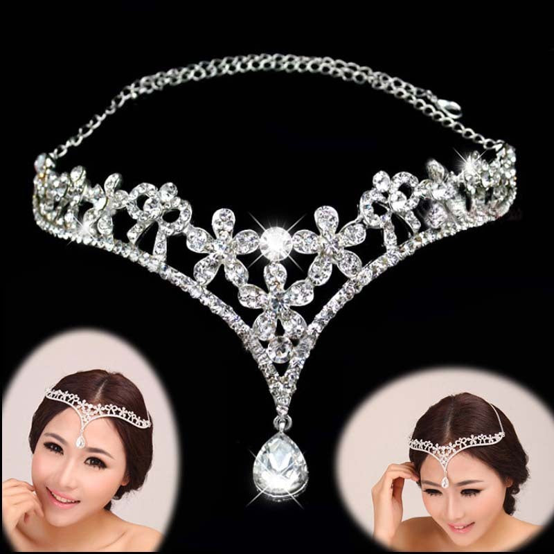 Flower Bridal Tiara Headband