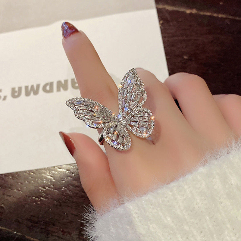 Index Finger Butterfly Ring