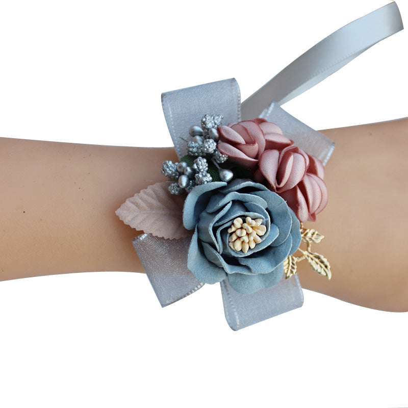 Wedding Simulation Flower Wrist Corsage