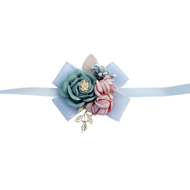 Wedding Simulation Flower Wrist Corsage