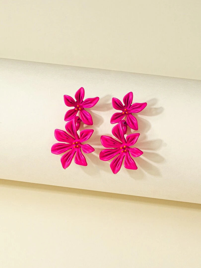 Flower Drop Earrings