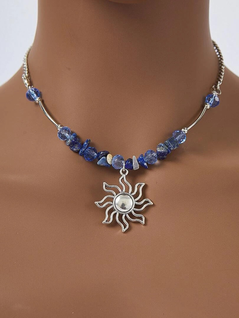 Sun Charm Necklace