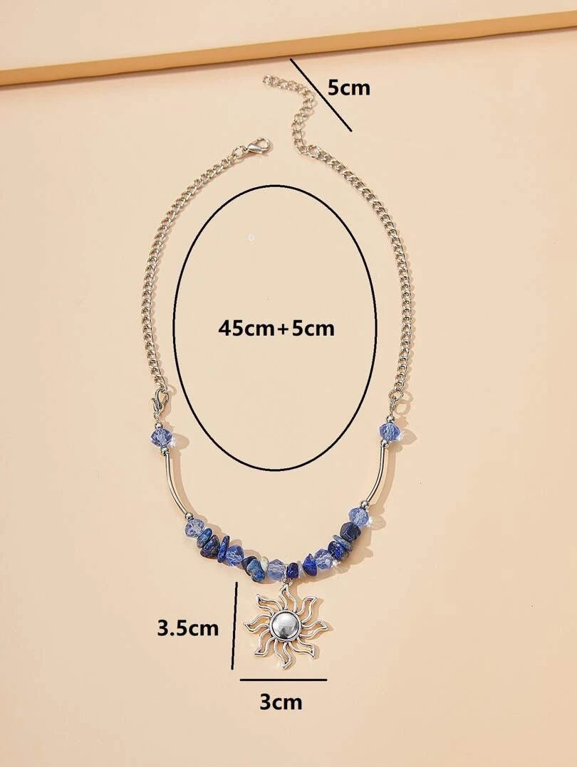 Sun Charm Necklace