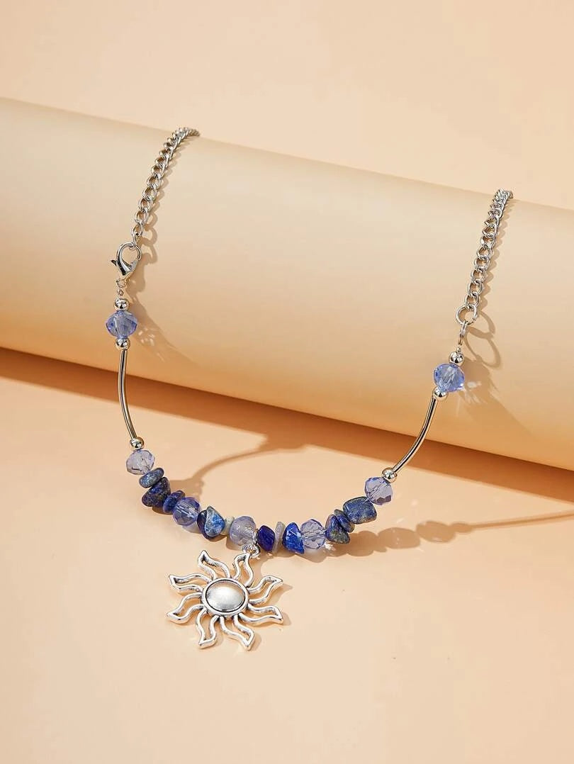 Sun Charm Necklace