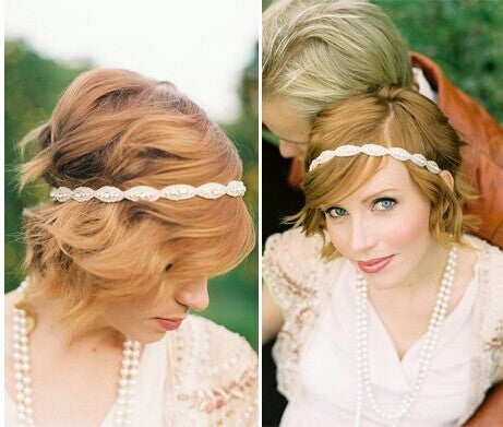 Handmade Crystal Bride Hair Band