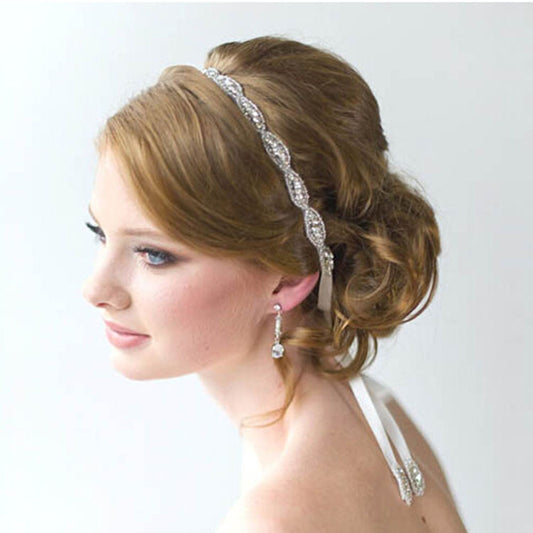 Handmade Crystal Bride Hair Band