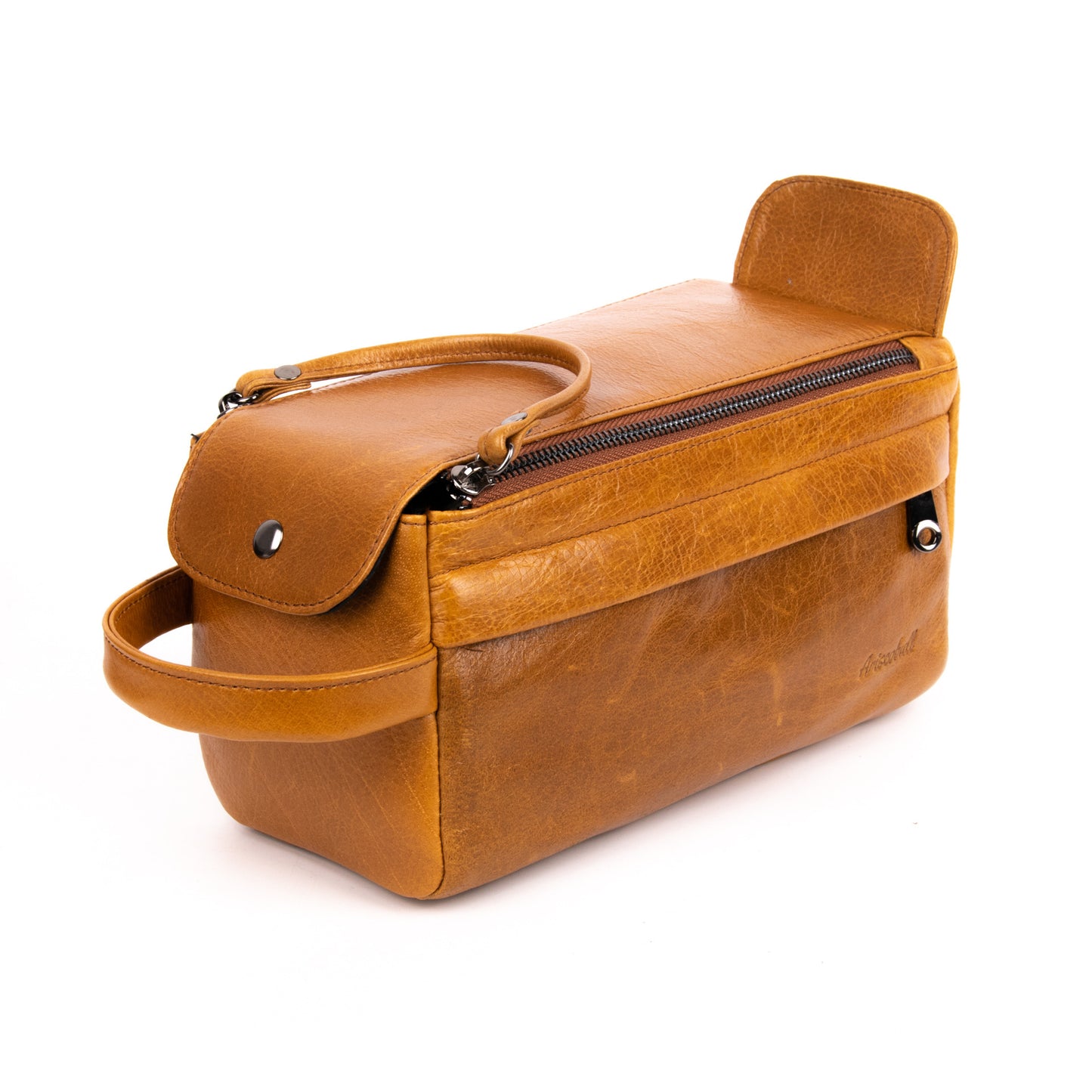 Real Leather Toiletry Bag