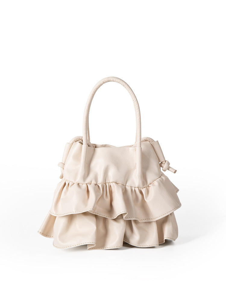 Women's Pleated Ruffled Handbag