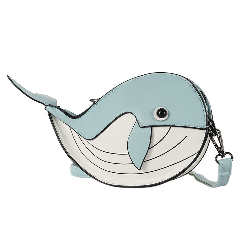 Cute Cartoon Whale Crossbody Bag